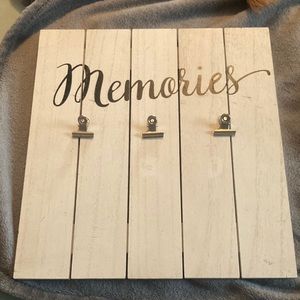 Memory hanging wall plaque